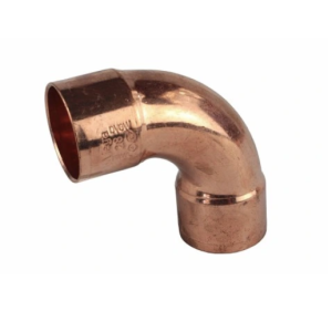 Łuk miedziany 18 dwukielichowy 90 stopni Viega